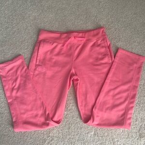 Pink under Armour sweatpants